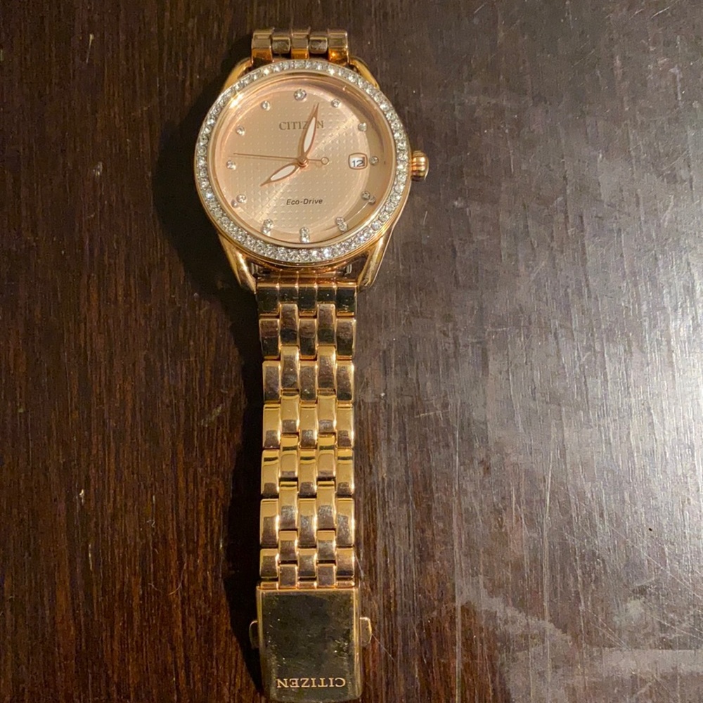 Like new rose gold Citizens watch